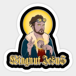 Wingnut Jesus Sticker